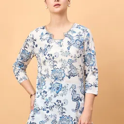 NEESH Floral Print Crepe Top image 2