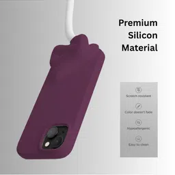 INNOPACE Silicone iPhone 15 Plus Back Case image 5