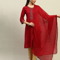 Rangriti Printed Dupatta with Zari-picture-13