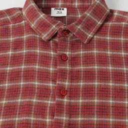 max Boys Tartan Checks Checked Casual Shirt image 2