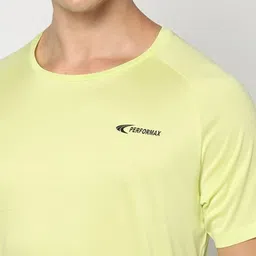 Performax Men Solid Round Neck Running T-shirt image 5