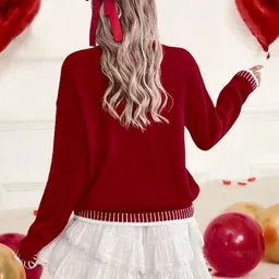 StyleCast Women Typography Printed Pullover image 4