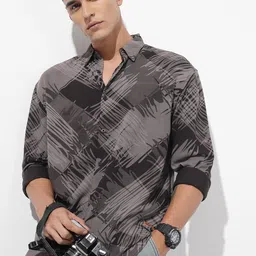 The Roadster Life Co. Abstract Printed Casual Shirt-image-16