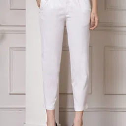 Indibelle Women Straight Fit Pleated Trousers-picture-21