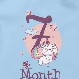 THE PRINT PLATTER Infants 7 Month Printed Cotton Envelope Neck Ultra Bio Wash Bodysuit image 2