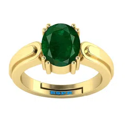 RSPR 10.25 Ratti 9.62 Carat Emerald Panna Gemstone-Studded Finger Ring-picture-10