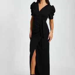 QUIZ Women Puff Sleeve Maxi Dress image 3