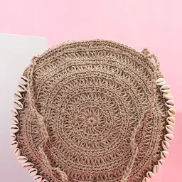 ITIHASIKALA Embellished Swagger Shoulder Bag with Tasselled-picture-27