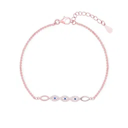 TOUCH925 Pure Silver Cubic Zirconia Wraparound Bracelet image 5
