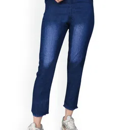 Ira Collections Women Comfort Mid-Rise Light Fade Stretchable Regular Fit Jeans-picture-33