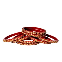 jtraditional Set Of 8 Chuda Bangles-picture-23