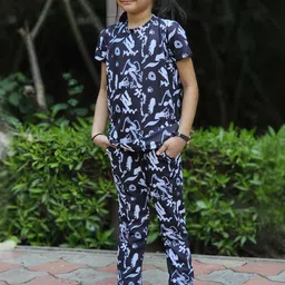 ALANTA Unisex Kids Printed T-shirt with Trousers-picture-44