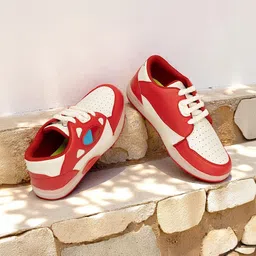 Freeplay Unisex Kids Perforations PU Sneakers-picture-32