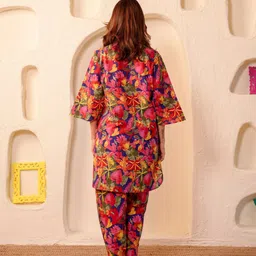 DIMPLE DESIGN STUDIO Kaveri Shirt Collar Cotton Co-Ord Set image 2