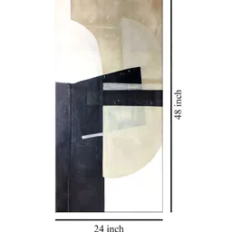 999Store Black & White Canvas Abstract Wall Paintings image 4