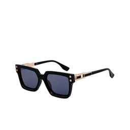 HASHTAG EYEWEAR Unisex Polarised and UV Protected Lens Full Rim Square Sunglasses image 3