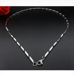 Tiyafashion Unisex Stainless Steel Minimal Link Chain image 4