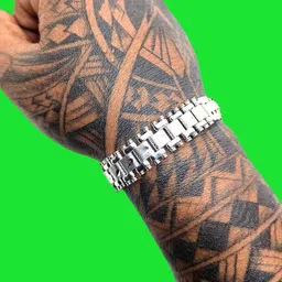 Dynamic Retail Global Silver-Plated Stainless Steel Bracelet-picture-30