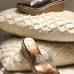 JM Looks Platform Sandals with Bows-picture-10