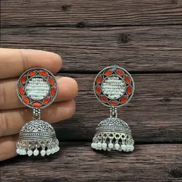 ANTICO Circular Jhumkas Earrings image 2