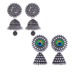 Sangria Alloy Silver-Plated Earrings-picture-23