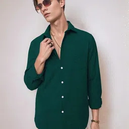 SAMRIZ Men Solid Spread Collar Casual Shirt-picture-23