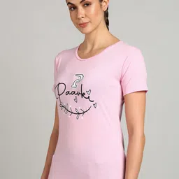 PAAVKI Typography Printed Pack of 3 Regular Sleeves Round Neck Cotton T-shirts image 5