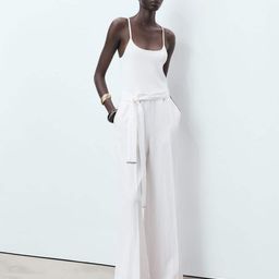 MANGO Belted Basic Jumpsuit-picture-3