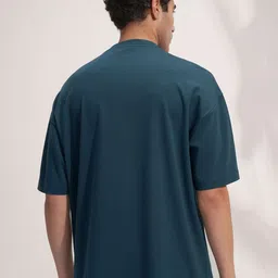 HIGHLANDER Men Solid Drop-Shoulder Sleeves T-shirt image 3