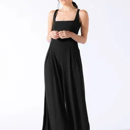 StyleCast Women Solid Square Neck Basic Jumpsuit-picture-13