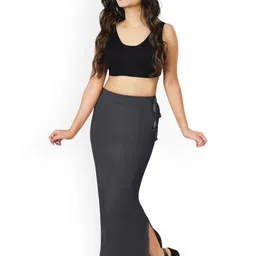 Dermawear Women Everyday Saree Shapewear with Side Slit Drawstring-image-85