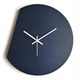 QEZNEF Black Solid Geometric Traditional Wall Clock-picture-33