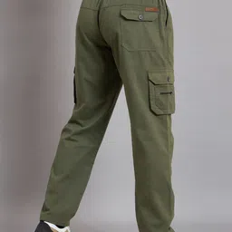 STUDIO NEXX Men Relaxed Fit Cargos Trousers image 4