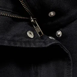 MANGO Mock Collar Utility Pockets Denim Jacket image 2