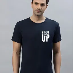 SZN Typography Printed Round Neck T-shirt-picture-29