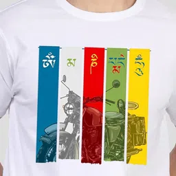 Greylongg Men Graphic Printed Round Neck Cotton T-shirt image 4