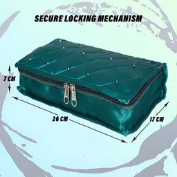 Aura Green Set of 1 Regular Jewellery Organiser Organisers image 2