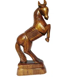 ParamSparsh Brown Wooden Figurine Glossy Showpiece-picture-14