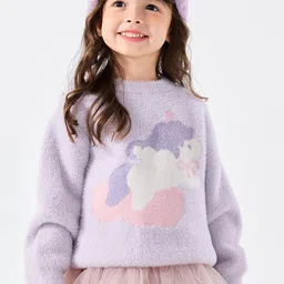 LULU & SKY Girls Printed Pullover image 3