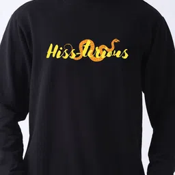 TheBTclub Men Printed Round Neck Oversized Pullover Sweatshirt image 2