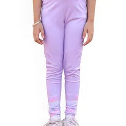 APPALUZO Girls Printed High Rise Ankle-Length Tights-picture-15