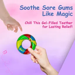 Adore Kids Pack of 2 Red & Green Ball Design Crave Water Filled Teethers image 2