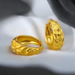 SHREE KRISHNA SHOPPING Gold-Plated Brass Earrings image 1