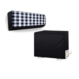The Furnishing Tree Black Printed Air Conditioner Cover-picture-28