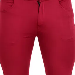 LDHSATI Men Relaxed Regular Fit Trousers image 2