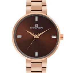 D'SIGNER Women Stainless Steel Bracelet Style Straps Analogue Watch 794RGM.9L-picture-0