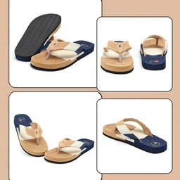 doctor health super soft FOOTUP Men Colourblocked Thong Flip-Flops image 2