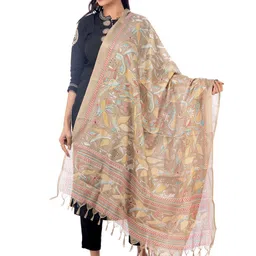 Traditions Bazaar Birds Embroidered Kantha Work Dupatta-image-85