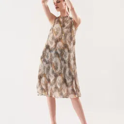 BOONS n PERKKS Printed A-Line Dress image 3