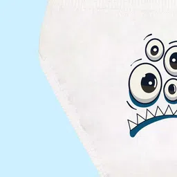 NUSYL Boys Pack Of 3 Pure Cotton Printed Briefs NUBCBRFPO3.0094 image 5